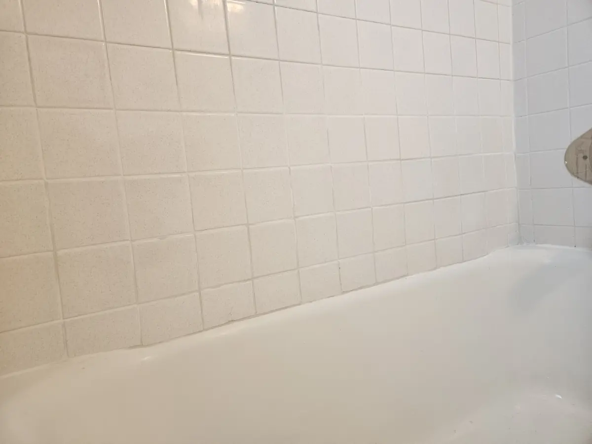 Bathroom tub tile — after