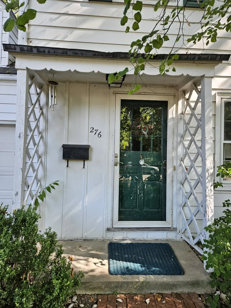 Front walkway — before